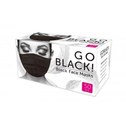 Barbijos 4 capas Go Black!...